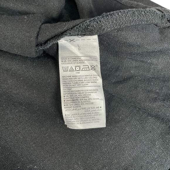 Old Navy Cami Dress Black Brown Button Baby Doll Dress Smock Back Size Large - Picture 6 of 10